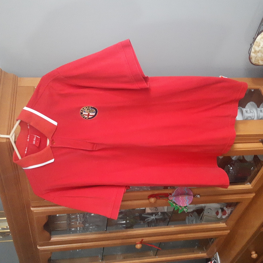 Vintage Alfa Romeo Two-Button Polo Shirt